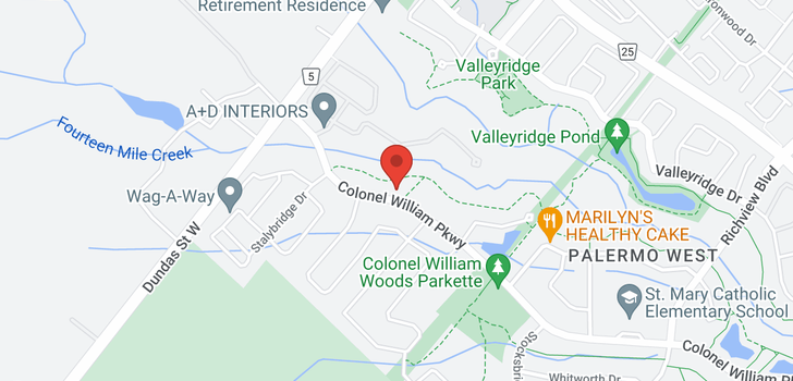 map of 2377 Colonel William Pkwy